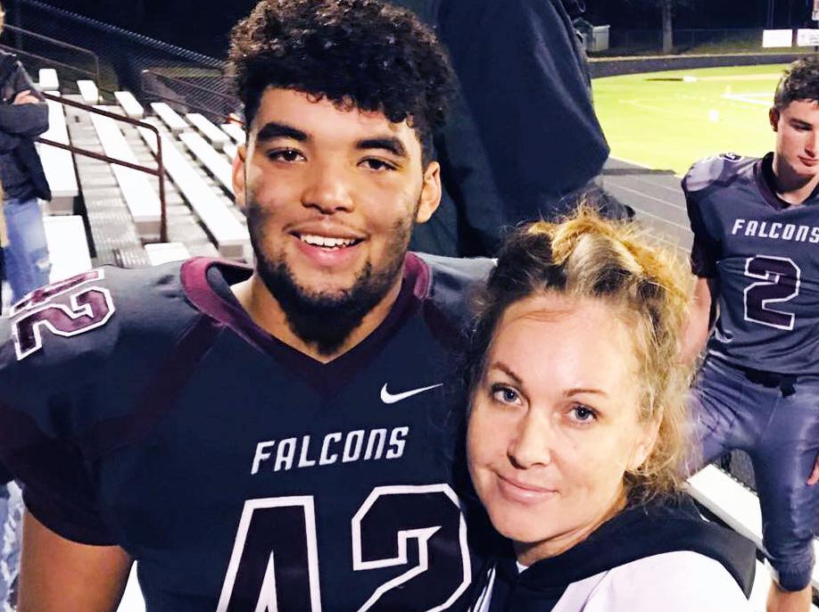 Jakob Simmons with his mother Niccole Simmons