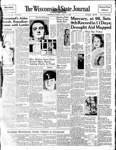 July 17, 1936 Wisconsin State Journal