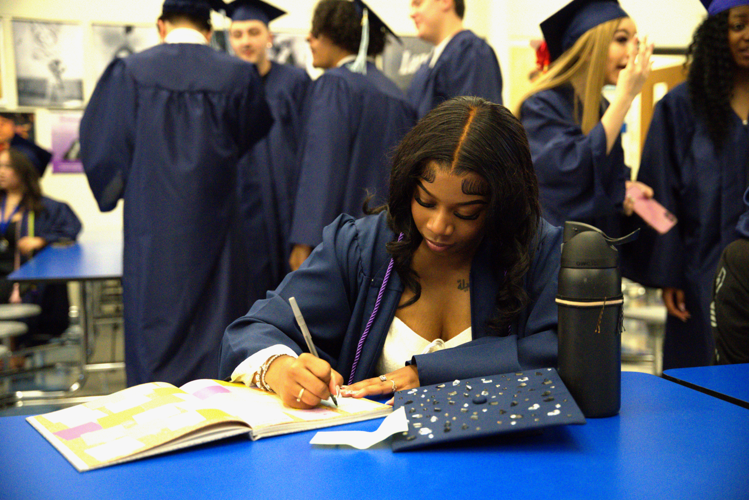 Yearbook signing