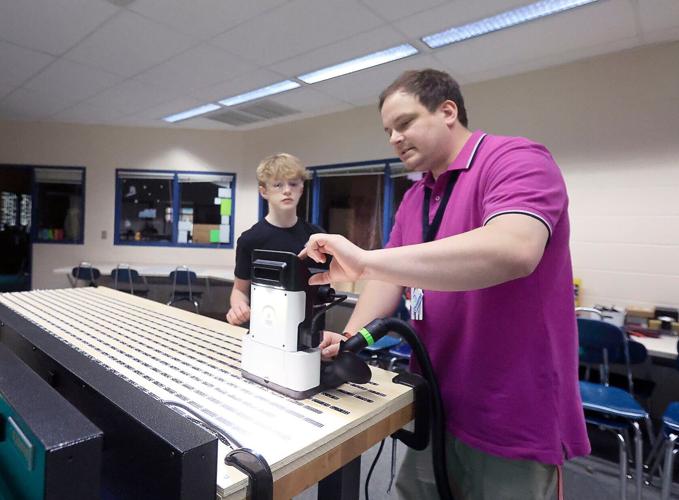 Nekoosa Middle School technical education class