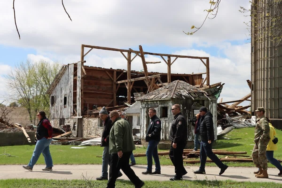 Janesville tornado damage