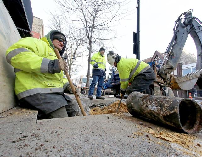 Frozen pipes, water main breaks, State Journal photo (copy)