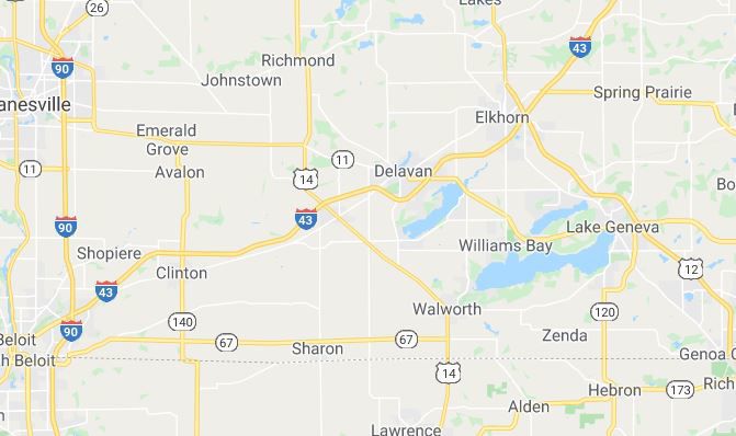 Highway 12 wisconsin map