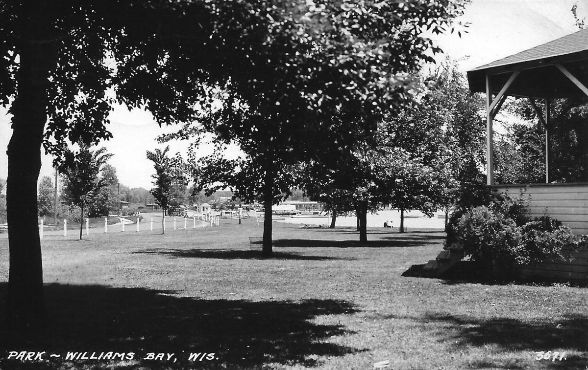 Old 'band shell' in Williams Bay