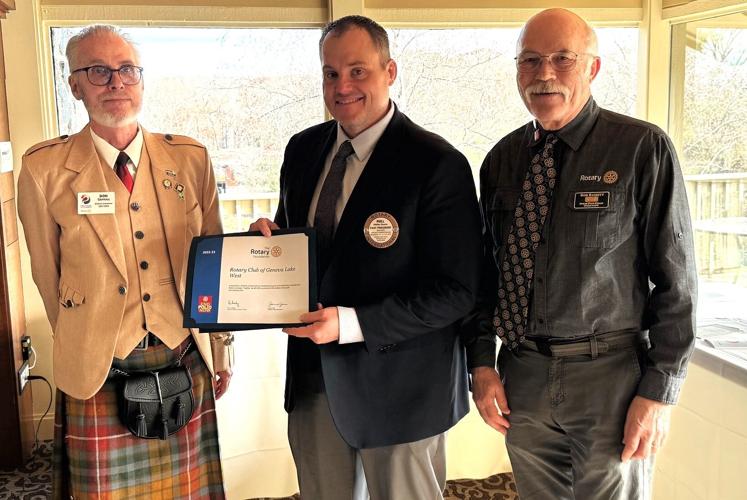 Geneva Lake West Rotary Club recognized for financial support of PolioPlus campaign