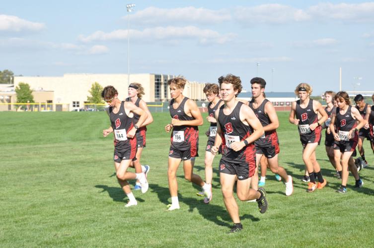 Badger varsity boys cross-country team