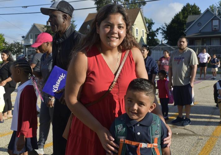 Elizabeth and Anakin Ramirez at Frank Elementary