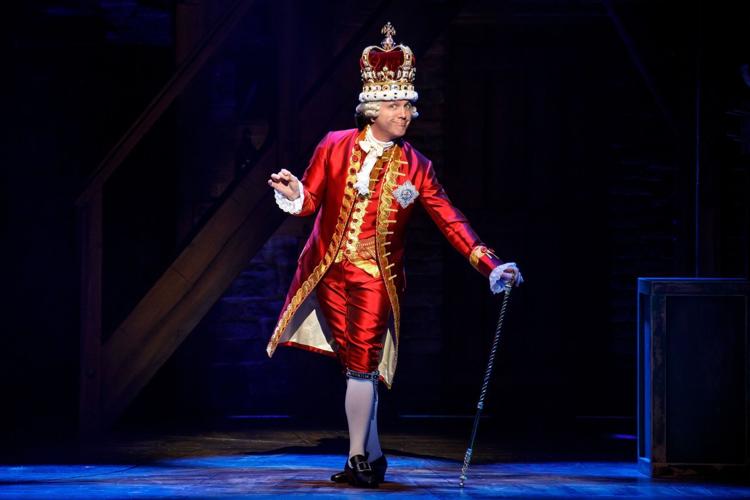 King George in 'Hamilton'