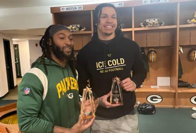 Aaron Jones, Christian Watson - Mulhern award