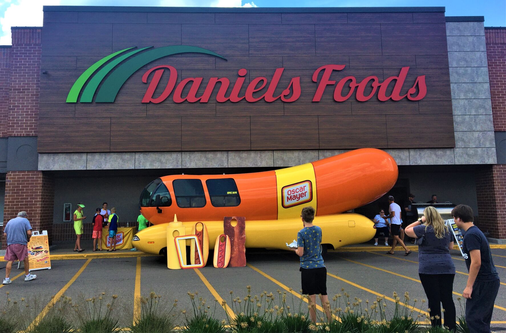 Oscar Mayer Wienermobile visits Daniels Foods in Walworth on Aug. 18