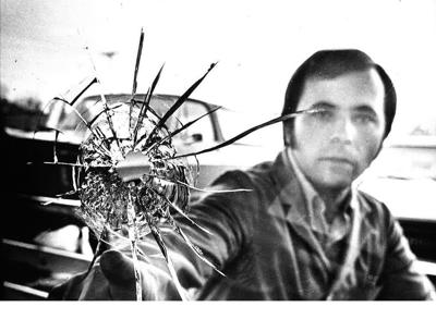 Bullet hole, 1975