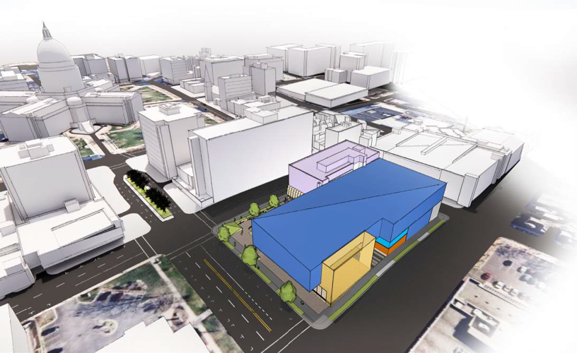 Wisconsin Veterans Museum Concept C (overhead)