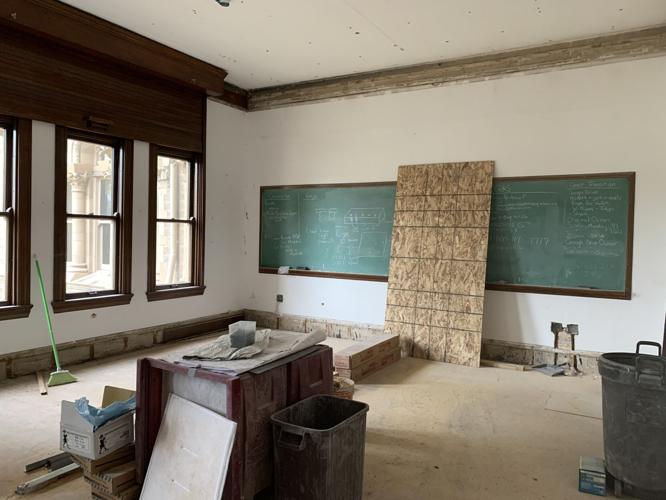 Former classrooms at Yerkes Observatory will be used for lectures and social gatherings