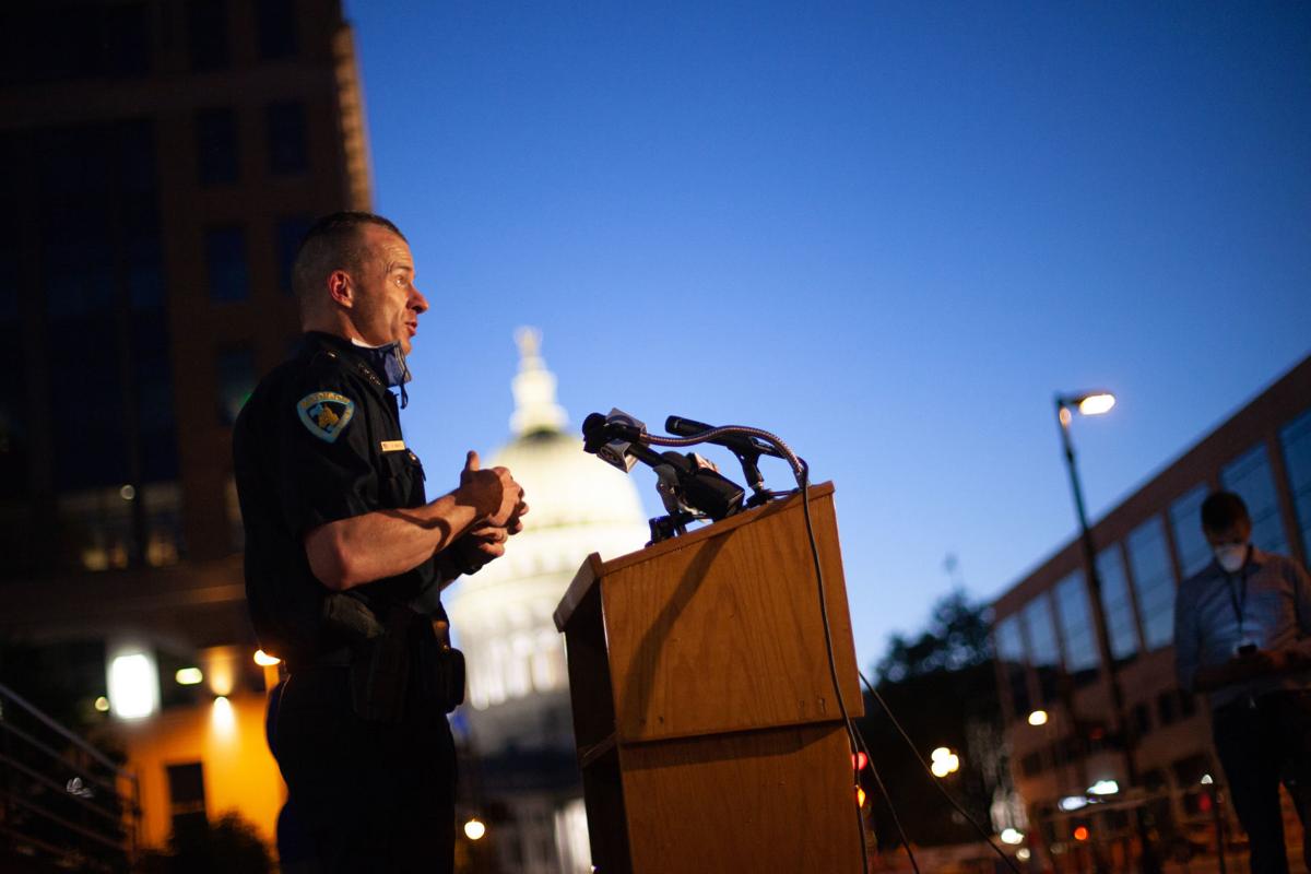 Vic Wahl at press conference May 31