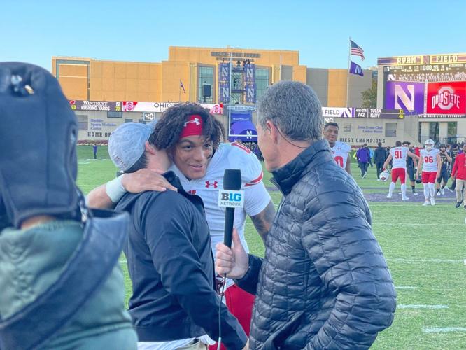 Jim Leonhard and Braelon Allen