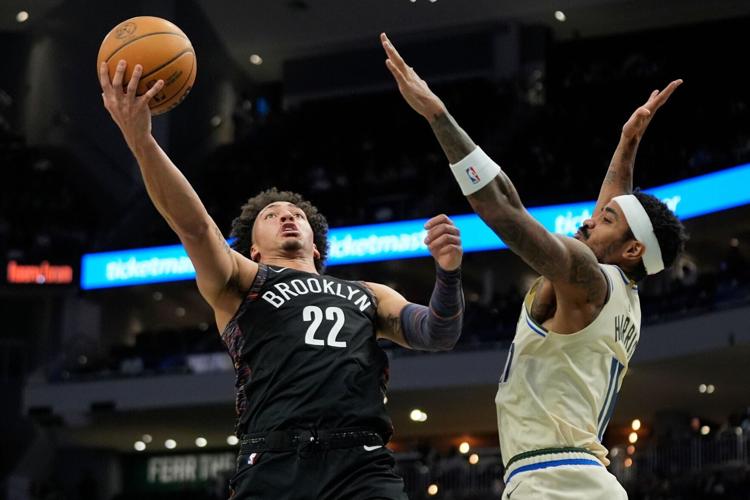 Nets Bucks Basketball