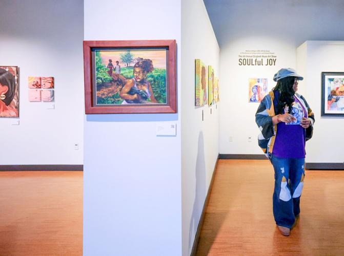 Desere Mayo in MATC art gallery