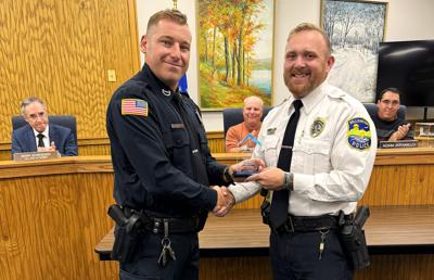 Williams Bay Patrol Officer Joseph Scurto receives Wisconsin MADD Hero Award