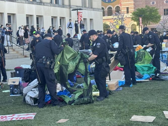 Encampment removed