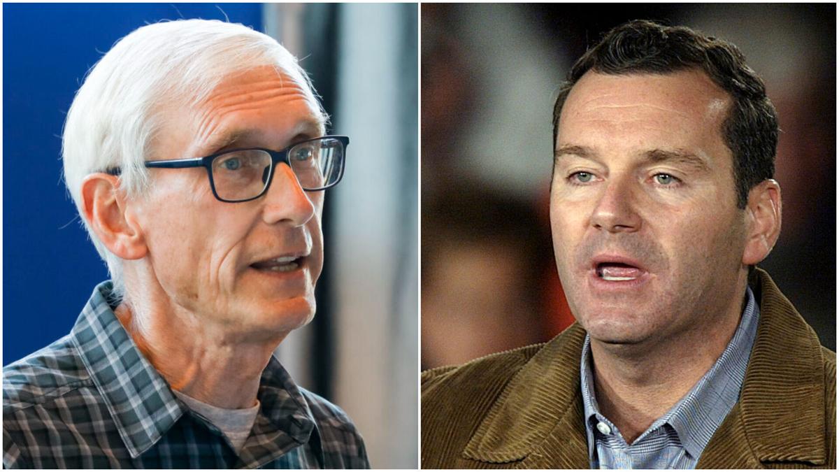 Tony Evers, Tim Michels mashup