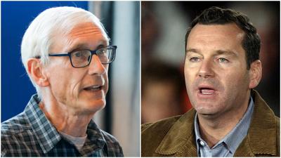 Tony Evers, Tim Michels mashup