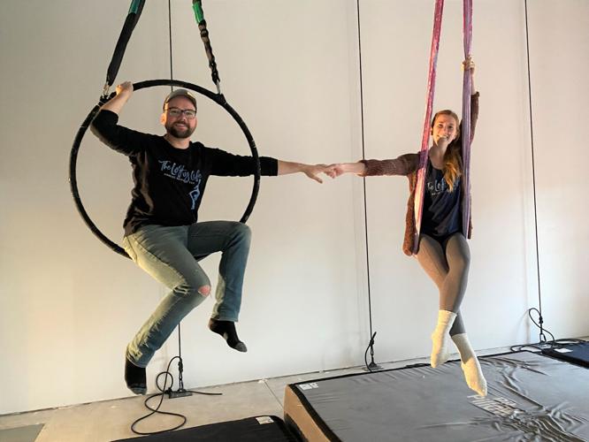 Adam Spychala and Kelsey Hartland