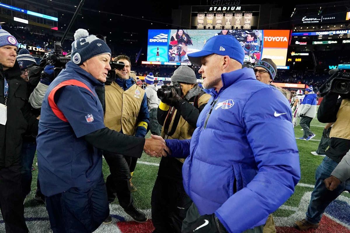 Belichick and McDermott Bills Patriots