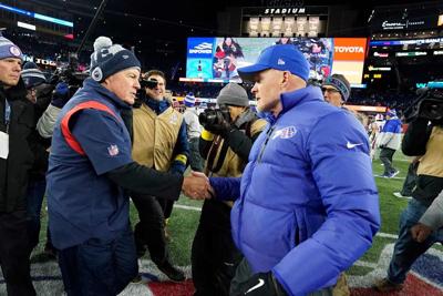 Belichick and McDermott Bills Patriots