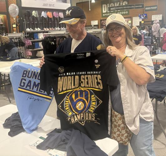 Brewers fans hunt for merch