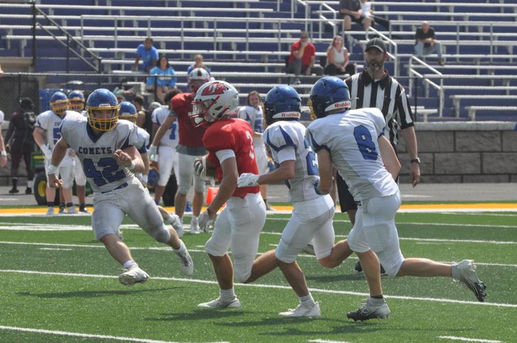 Big Foot football scrimmage