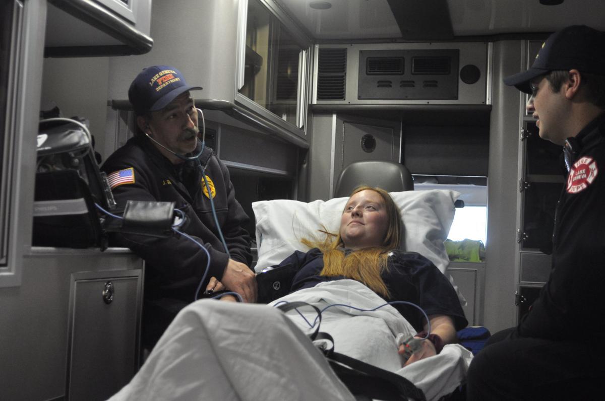 Lt. James Goorskey, left, and Lt. Peter Lechner of the Lake Geneva Fire Department