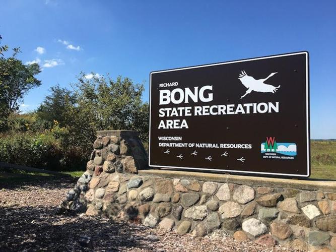 Bong State Recreation Area sign