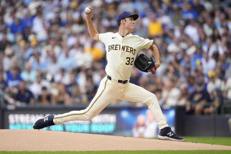 Dodgers Brewers Baseball