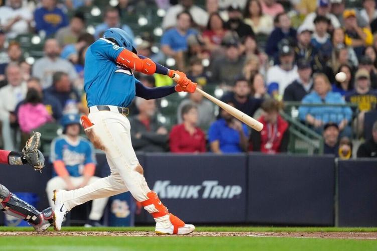 Nationals Brewers Baseball