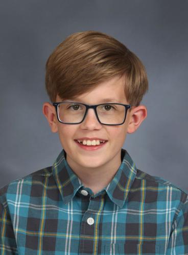 Reek Elementary School seventh-graers Nathan Polyock, Tin Man in "The Wizard of Oz"