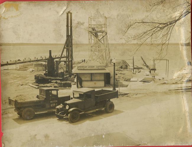 Canteen historical photo at Riviera construction site