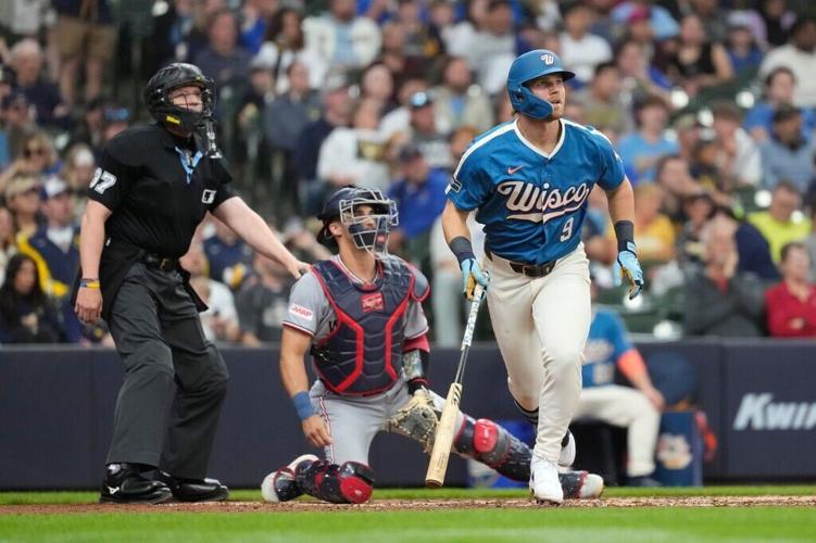 Nationals Brewers Baseball