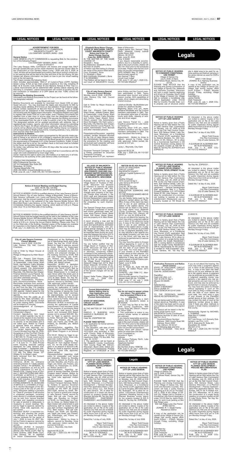 Page B7