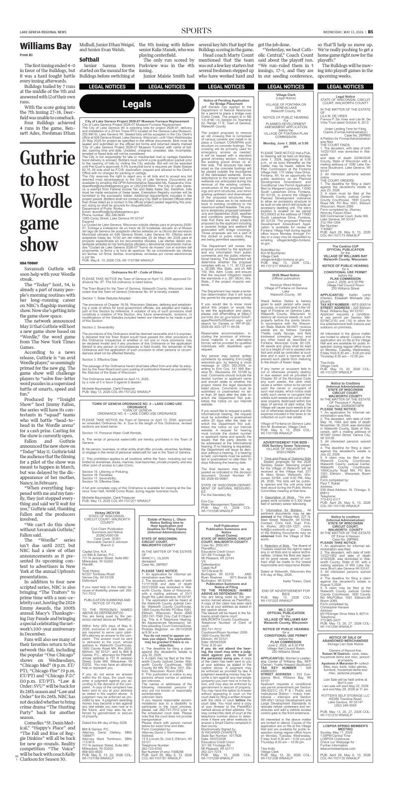 Page B5