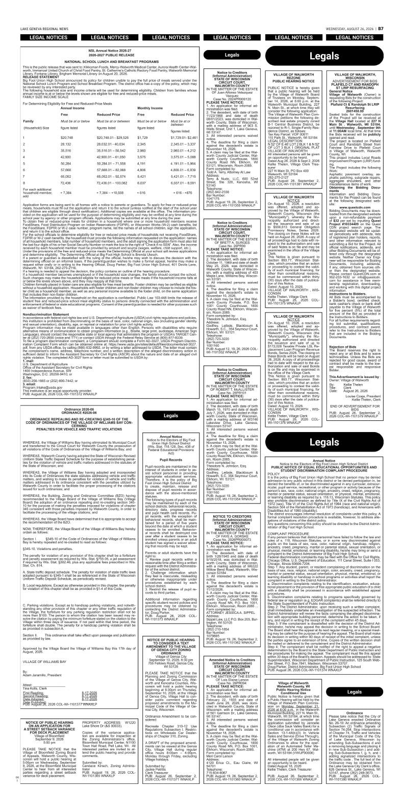 Page B7