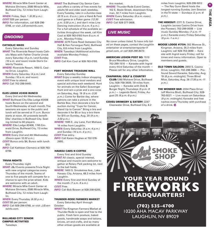 Page 13 Laughlin Entertainer