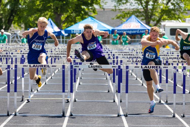 Laurel hurdler Wesley Tschacher shines at state despite football injury