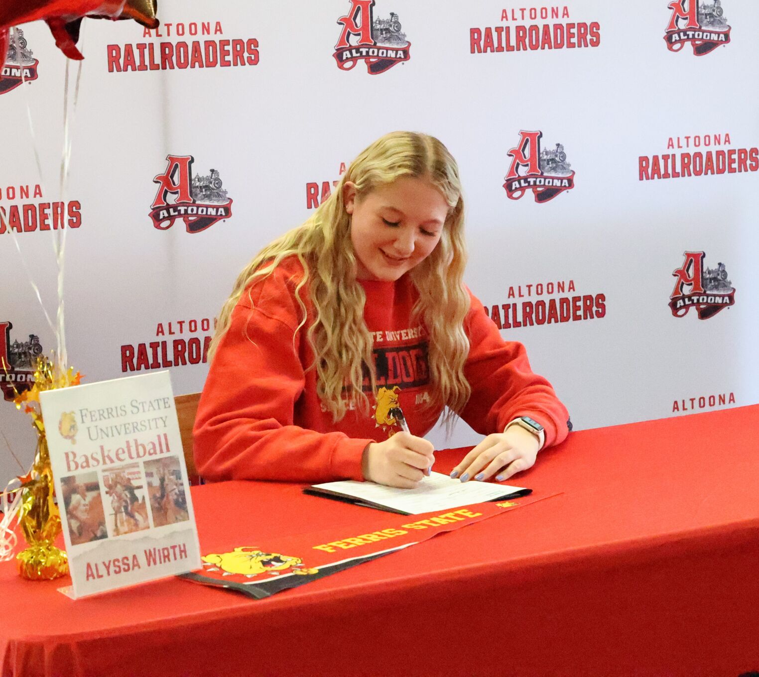 Pen to paper: Altoona’s Wirth signs NLI to make Ferris State commitment official