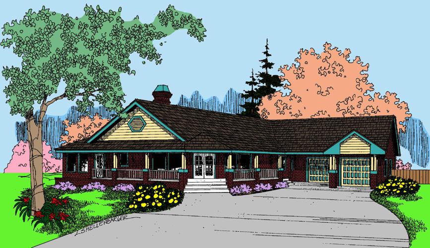 Rambler design boasts sunroom, wraparound porch | Home and Garden ...