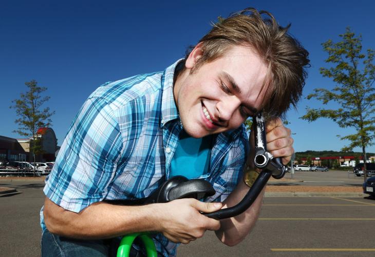 EC unicyclist drives public interest in challenging mode of transport