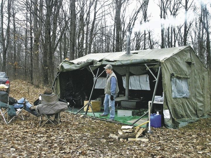 Deer camp outlet tent