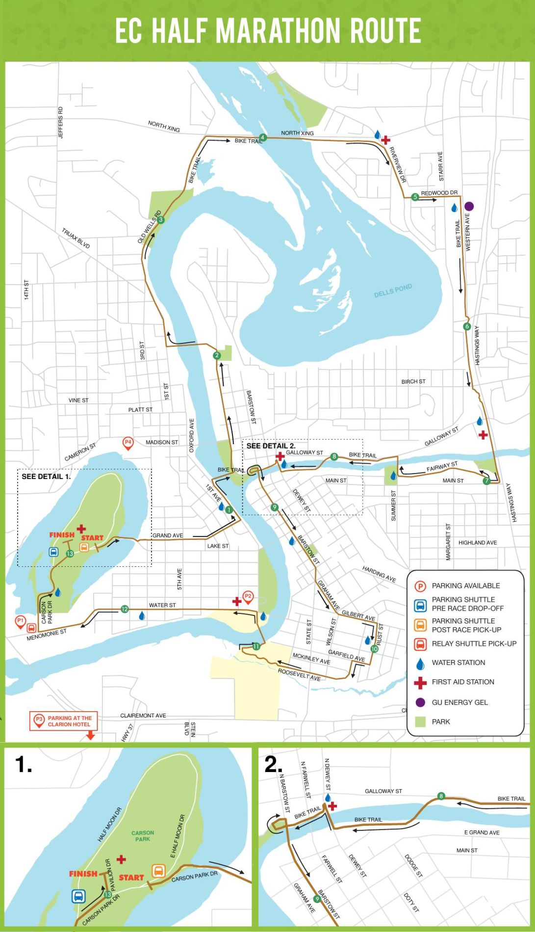 Half marathon course map 2016 | Blogs | leadertelegram.com