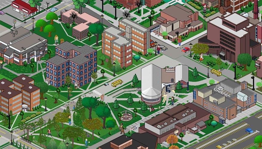 Uw Stout Parking Map Uw-Stout Students Create Game-Style Campus Map | Front Page |  Leadertelegram.com