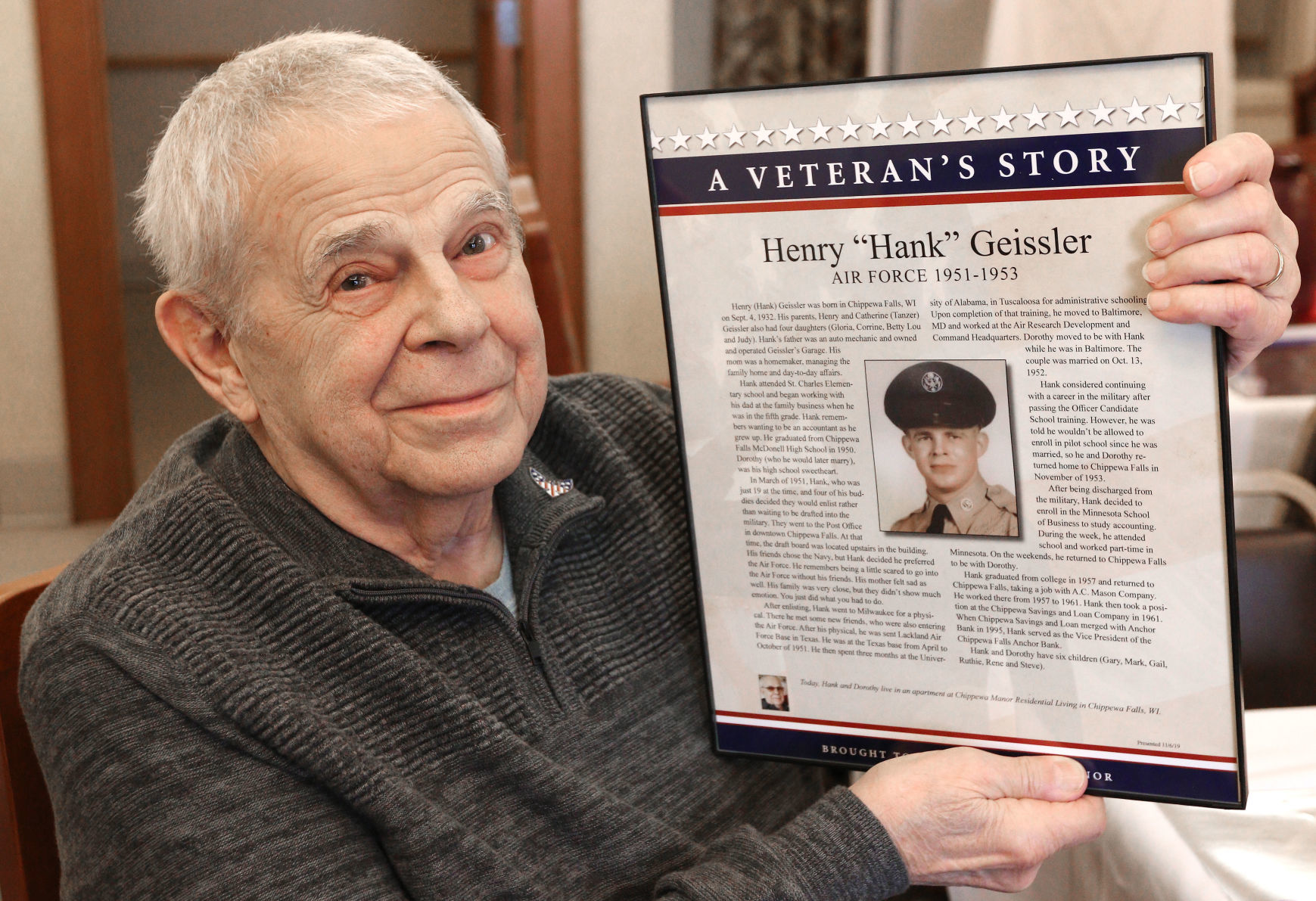 Area veterans honored at Chippewa Manor celebration Front Page