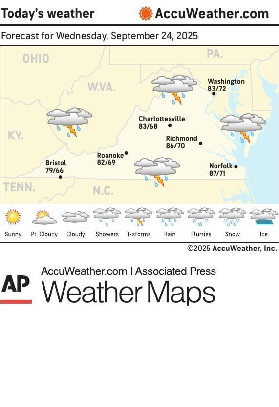 AP HH VA0924 WEATHER MAP